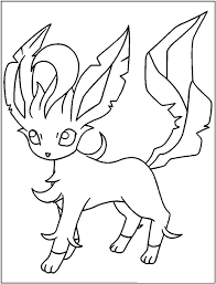 Pokemon Coloring Pages Leafeon Dibujos Dibujos Para Colorear Manualidades