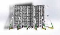 Curve Led Displays Wall Stacking System Led Screen Wall Support Truss System for Led Displays