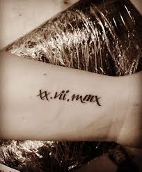 Wedding · baby shower · birthday · party · tattoo. Tattoo Font Numerals Tattoo