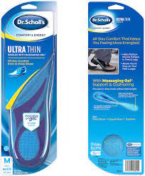 Scholl's custom fit kiosk near you. Amazon Com Dr Scholl S Ultra Thin Insoles Massaging Gel Insoles 30 Thinner In The Toe For Comfort In Dress Shoes For Men S 8 13 Also Available For Women S 6 10 Health Personal Care