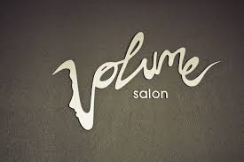 Starting a beauty salon but searching creative name for it. Volume Salon Logo Design Kapsalon Namen Kapsalon Inrichting Kapsalons