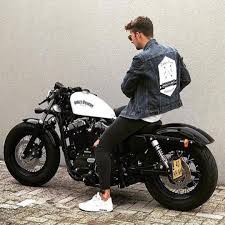782 Likes 9 Comments Bratstyle Caferacer Comunity Bratbike On Instagram Love This Bike For A Ste Motorcycle Harley Bobber Motorcycle Cafe Racer Bikes