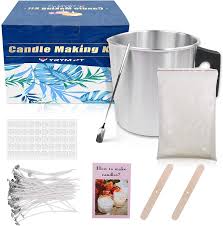 2 day free shipping on 1000s of products! Buy Candle Making Kit Supplies Candle Making Beginner Kits Including 1 8l Candle Wax Melting Pot Candle Wicks Wicks Sticker 2 Candle Wicks Holder Natural Soy Wax And Spoon Online In Indonesia B08zcvw9yk