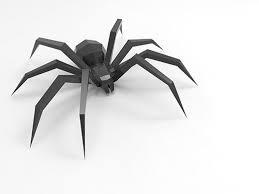 Size Cm 11x42x38 7 Paper Format A4 Template Sheet 5 Details Parts 37 Complexity Middle Rules For Using Down Spider Paper Sculpture Paper Crafts