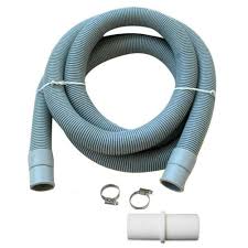 Universal studios washing machine & dishwasher fill water & waste drain hose extension kit 2.5m. New Universal Washing Machine Dishwasher Drain Waste Hose Extension Pipe Kit 2m Ebay