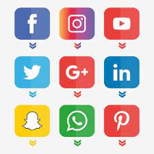 Social Media Icons Set Logo Vector Illustrator Social Icons Logo Icons Media Icons Png And Vector With Transparent Background For Free Download Social Media Icons Social Media Icons Free Media Icon