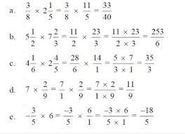 Contoh Soal Pecahan Bilangan Bulat Perkalian Brainly Co Id