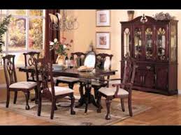 Antique solid cherry dining room furniture. Cherry Wood Dining Room Set Design Decorating Ideas Youtube