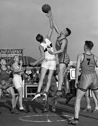 A newsreel titled universal five wins olympics basketball final shows a game between the company team from universal pictures and the mcpherson globe refiners from globe oil and refining co. Usa Basketball S First Olympic Gold Medal Was Won On A Mud Pit Sbnation Com