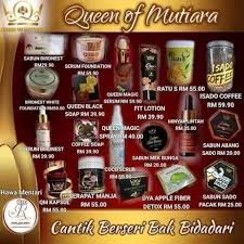 Qm queen of mutiara adalah suplemen berbentuk kapsul yang dirumus khas untuk membantu para lelaki dan wanita masakini untuk cantik luar dan dalam. Queen Of Mutiara Spray