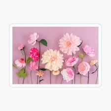 Voir plus d idées sur l. Poster Fleurs En Papier Crepon Par Ecoelfen Redbubble