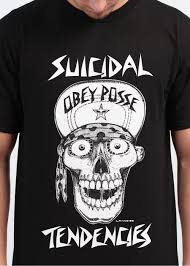 Suicidal tendencies suicidal skates xl mens shirt. Obey X Suicidal Tendencies Flip Cap Skull T Shirt Black