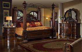 King size canopy bed king canopy bed south coast california. Buy Mcferran B6005 California King Canopy Bedroom Set 3 Pcs In Brown Faux Leather Online