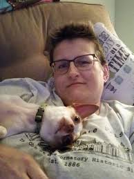 Ham Dog relaxes with a Little cw.