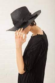 Reinhard Plank Straw Para Nana Hat In Black Oroboro Store New York Ny Fashion Black Straw Hat Hats