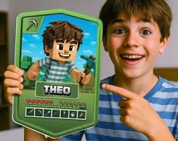 Minecraft Poster Laser Engraved