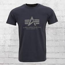 Shop our women's designer tops & t shirts for luxurious wardrobe options. Order Now Alpha Industries Male T Shirt Basic T Dark Blue