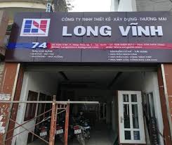 Các mẫu bảng hiệu công ty xây dựng nổi bật hiện nay