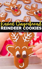 Gingerbread Reindeer Cookies Reindeer Gingerbread Cookies Gingerbread Reindeer Reindeer Cookies Recipe