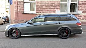 Mercedes Benz E63 Amg Wagon With P43sc In Satin Black E63 Amg Wagon Mercedes Benz E63 Amg Mercedes Benz E63