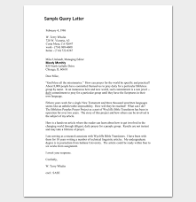 Query letters that worked today! Query Letter Sample Pdf