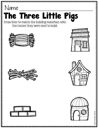 Simple Story Elements Made Practical And Fun Three Little Pigs Little Pigs Preschool Worksheets