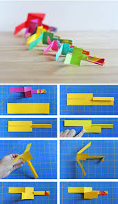 If the plane nosedives, bend the rear flaps to make them more vertical. How To Make A Paper Helicopter Babble Dabble Do