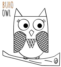 Dibujos Para Colorear De Buhos
