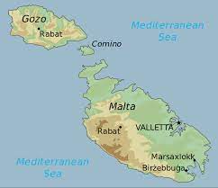 Malta viesnīcas un karte visu rajonu karte: Karten Von Malta Mit Lage Und Strassenkarte