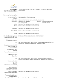 La guida pratica e completa sul nuovo modello curriculum vitae europass: Cv Engleza Resume Examples Resume Template