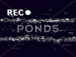 Glitch Old Camera Rec On Black Background Vhs Concept Retro Record Effect Stock Illustration Ad Black Background Vhs Gl Black Backgrounds Old Camera Retro