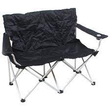 Kingcamp heavy duty camping folding director chair oversize padded seat with side table and side pockets, supports to 396 lbs. Basic Nature Travelchair Love Seat Faltsofa Camping Chair Free Eu Delivery Bergfreunde Eu