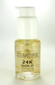 Theraderma 24 Karat Gold Suspension Antioxidants Skin Fine Wrinkles Skin Care Serum