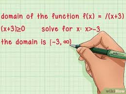 How To Find The Domain And Range Of A Function 14 Steps