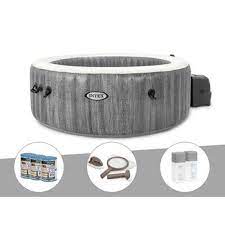 spa gonflable purespa baltik rond bulles 4 places intex jacuzzi sauna spa gonflable spa gonflable intex jacuzzi