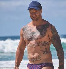 #selfie #tattoo #inked #melbourne storm #fuck yeah. Heavily Tattooed State Of Origin Stars Reveal The Secret Meanings Behind Their Elaborate Ink Daily Mail Online