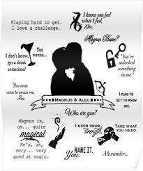 Malec Quotes Poster By Ouatpreachers Shadowhunters Malec Malec Shadow Hunters