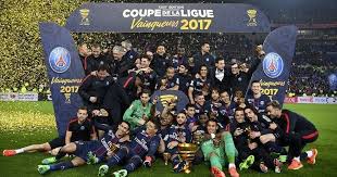 The coupe de la ligue represents psg's first of three domestic trophies up for grabs before the club undergoes significant change this summer. Psg Beat Monaco 4 1 To Lift The Coupe De La Ligue For The Fourth Straight