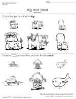 Big Small Worksheets Free Opposites Worksheet Preschool Worksheets Kids Math Worksheets