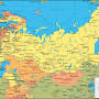 russia Russia russia map with cities and cities from geology.com