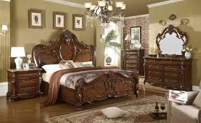 Derbyshire Traditional Ash Burl 4pc King Bedroom Set In Medium Brown Wood Finish Traditional Bedroom Furniture Traditional Style Bedroom Furniture Bedroom Set