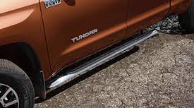 The running boards, also known as nerf bars, side tubes, truck steps, sidesteps, truck step bars, step rails. Genuine Oem Tundra Running Boards Toyota Parts Center