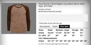 mens adult shirts size chart not for sale