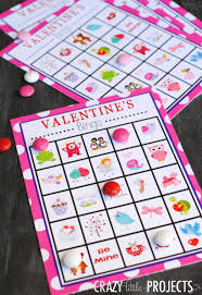 Perfect for all ages from preschool to adult. Valentine S Bingo Game Crazy Little Projects