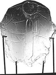 Amorphous Solid Cast Glass 32 X 25 X 4 2007 Daniele Fratarcangeli Original Art Original Artwork Art