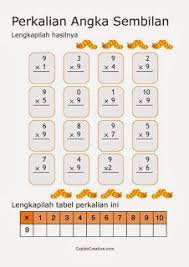 Belajar Anak Perkalian Angka 9 Belajar Matematika Anak