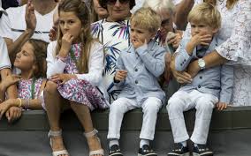 The picture had mirka and. Roger Federer S 2 Sets Of Twins Steal Spotlight At Men S Wimbledon Finals Fitforhealth News