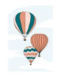 Maybe you would like to learn more about one of these? Pink Hot Air Ballon Print Wall Decor Colorful Modern Balloon Etsy Hot Air Balloon Drawing Hot Air Balloons Art Balloon Illustration