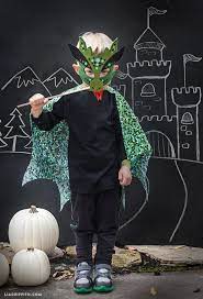 It's our mission to provide an unmatched experience when you are shopping for your halloween costumes, accessories, décor, and costume apparel. Homemade Halloween Costume No Sew Dragon Mask