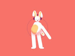 The Page You Were Looking For Doesn T Exist Dancing Bunny Cartoon Logo Dancing Sketch Cute Gif